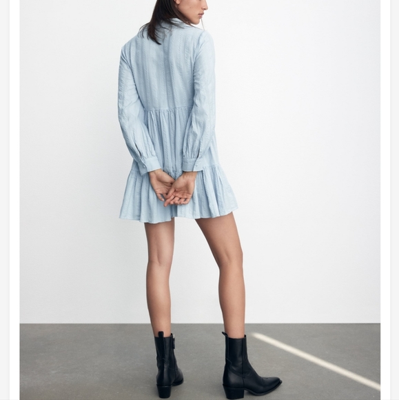 Embroidered Mini Dress Zara - Picture 6 of 10